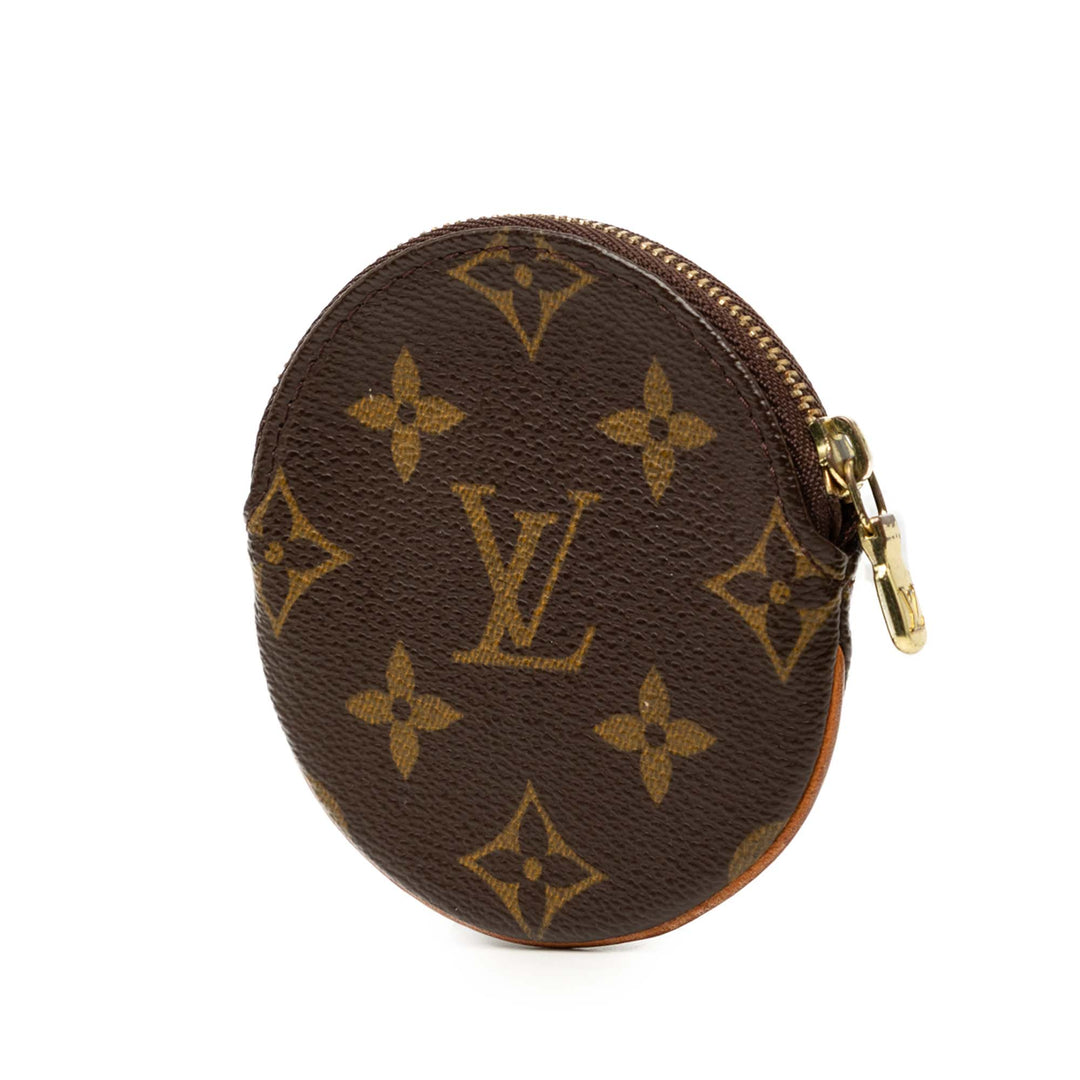 Louis Vuitton Monogram Porte Monnaie Rond Coin Pochette