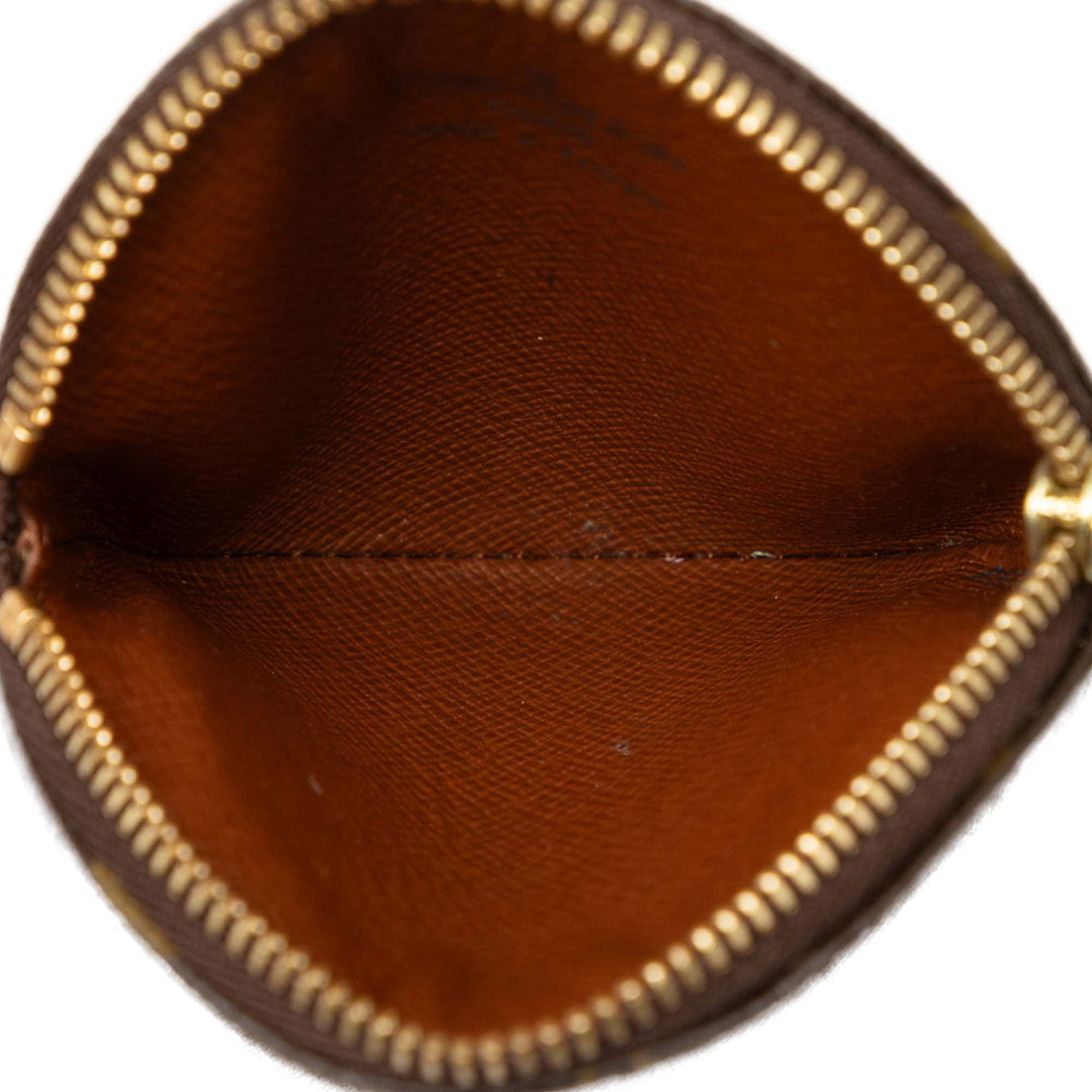 Louis Vuitton Monogram Porte Monnaie Rond Coin Pochette