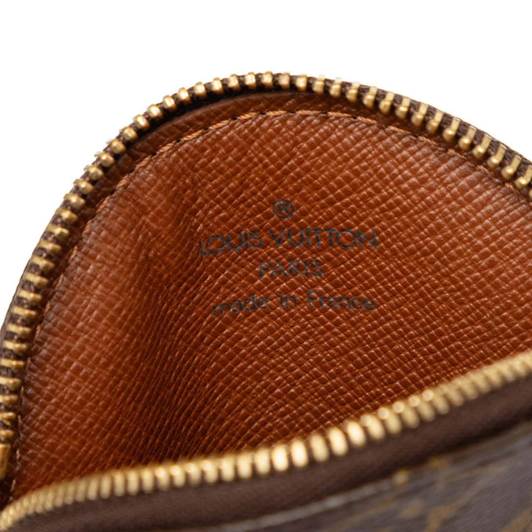 Louis Vuitton Monogram Porte Monnaie Rond Coin Pochette
