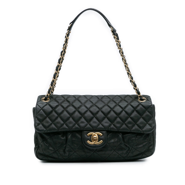 Chanel Quilted Cuir de veau Chic Quilt Flap Noir – GABY PARIS Authentique