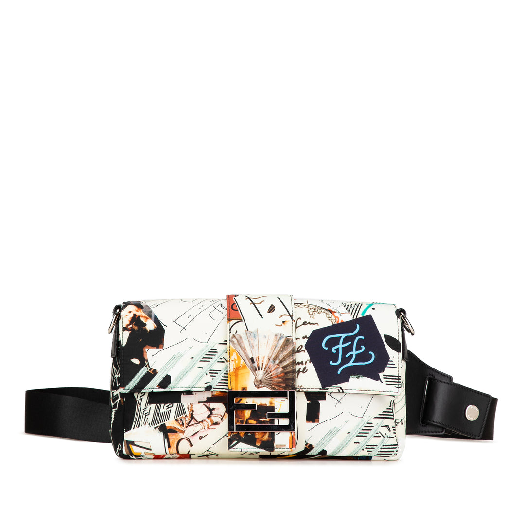 Fendi Karl Kollage Ceinture Baguette Multi Multicolore – vue principale – GABY PARIS