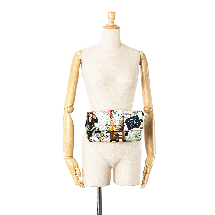 Fendi Karl Kollage Ceinture Baguette Multi Multicolore – vue 8 – GABY PARIS