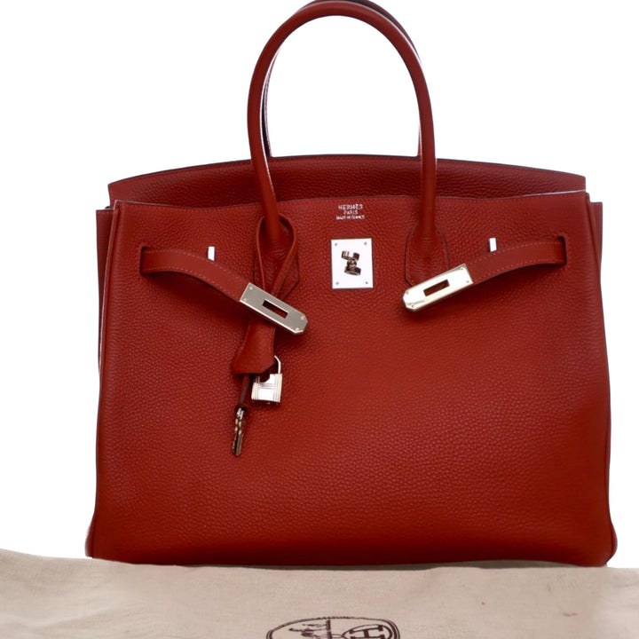 Hermès Birkin Retourne 35 Togo Rouge