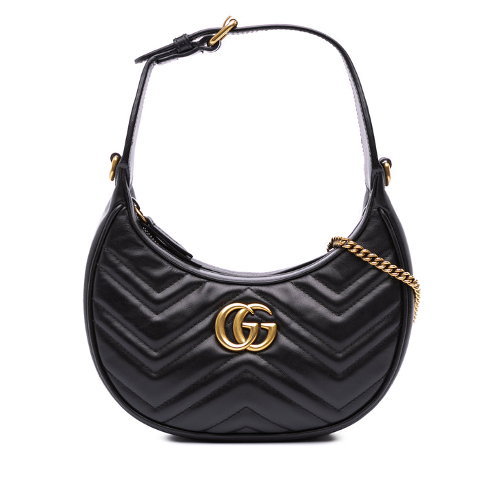 Gucci Mini GG Marmont Half Moon Sac