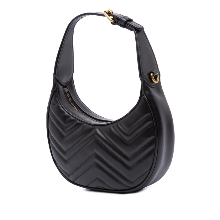 Gucci Mini GG Marmont Half Moon Sac