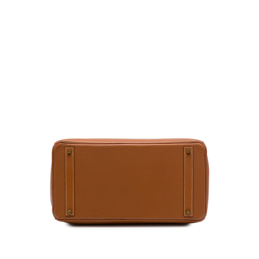 Hermès Sac à main Birkin Retourne 40 Togo Marron – vue 3 – GABY PARIS