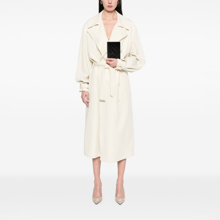 Chanel Matelassé Cuir d’agneau Cambon Ligne Bifold Portefeuille