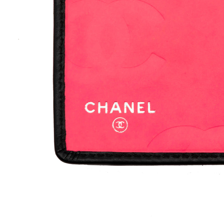 Chanel Matelassé Cuir d’agneau Cambon Ligne Bifold Portefeuille