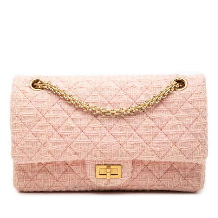 Chanel Reissue 2.55 Tweed Simple rabat 225