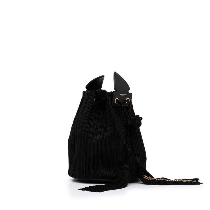 Saint Laurent Anja Bucket Bag Black - GABY PARIS