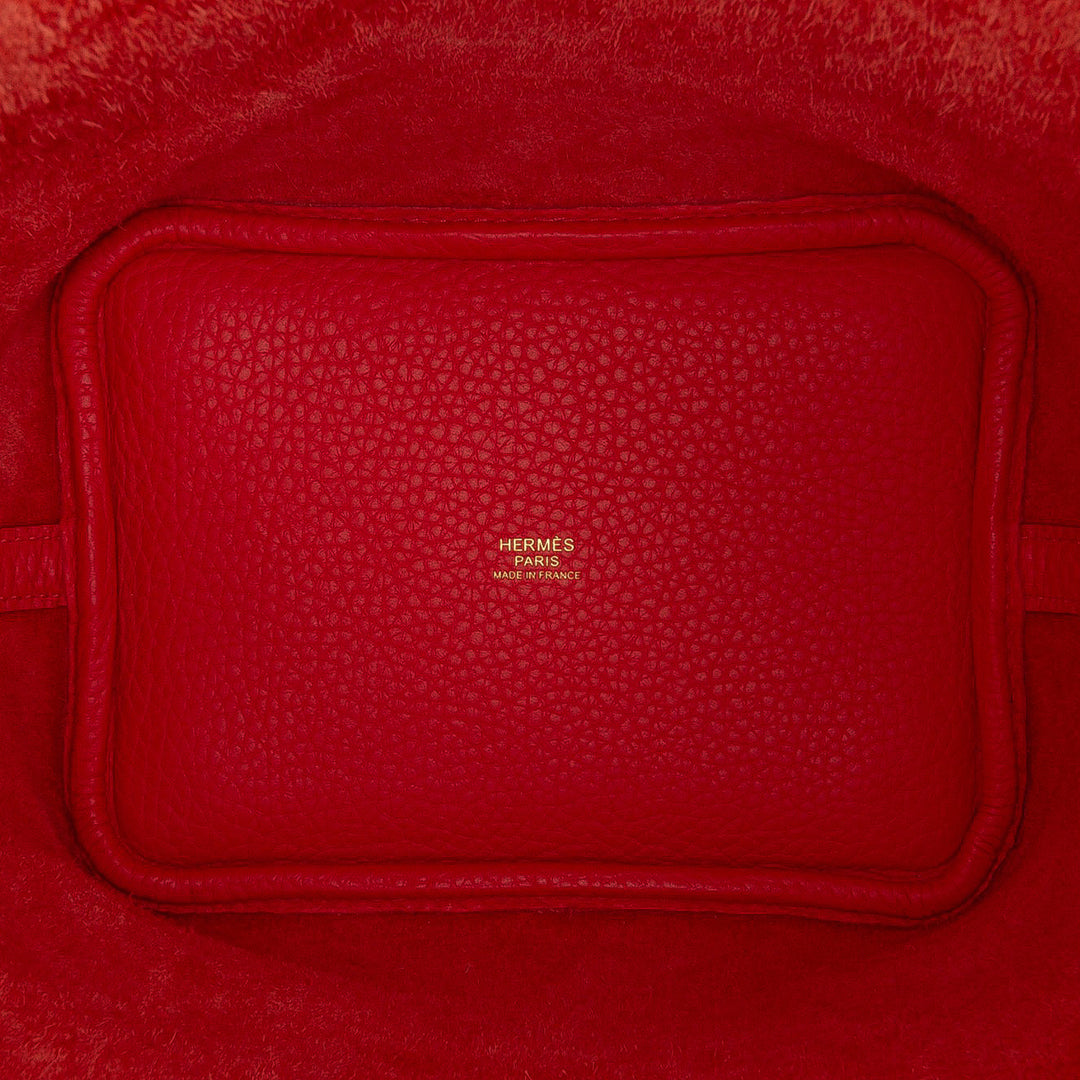 Hermès Clemence Picotin Lock 18 Rouge