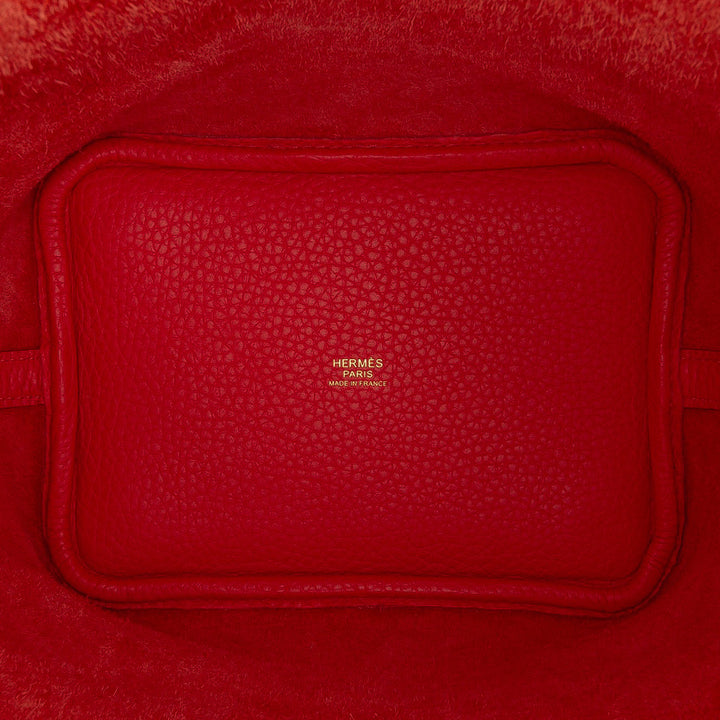 Hermès Clemence Picotin Lock 18 Rouge