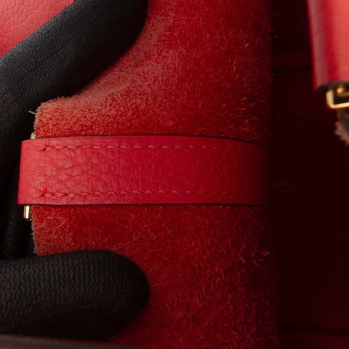 Hermès Clemence Picotin Lock 18 Rouge