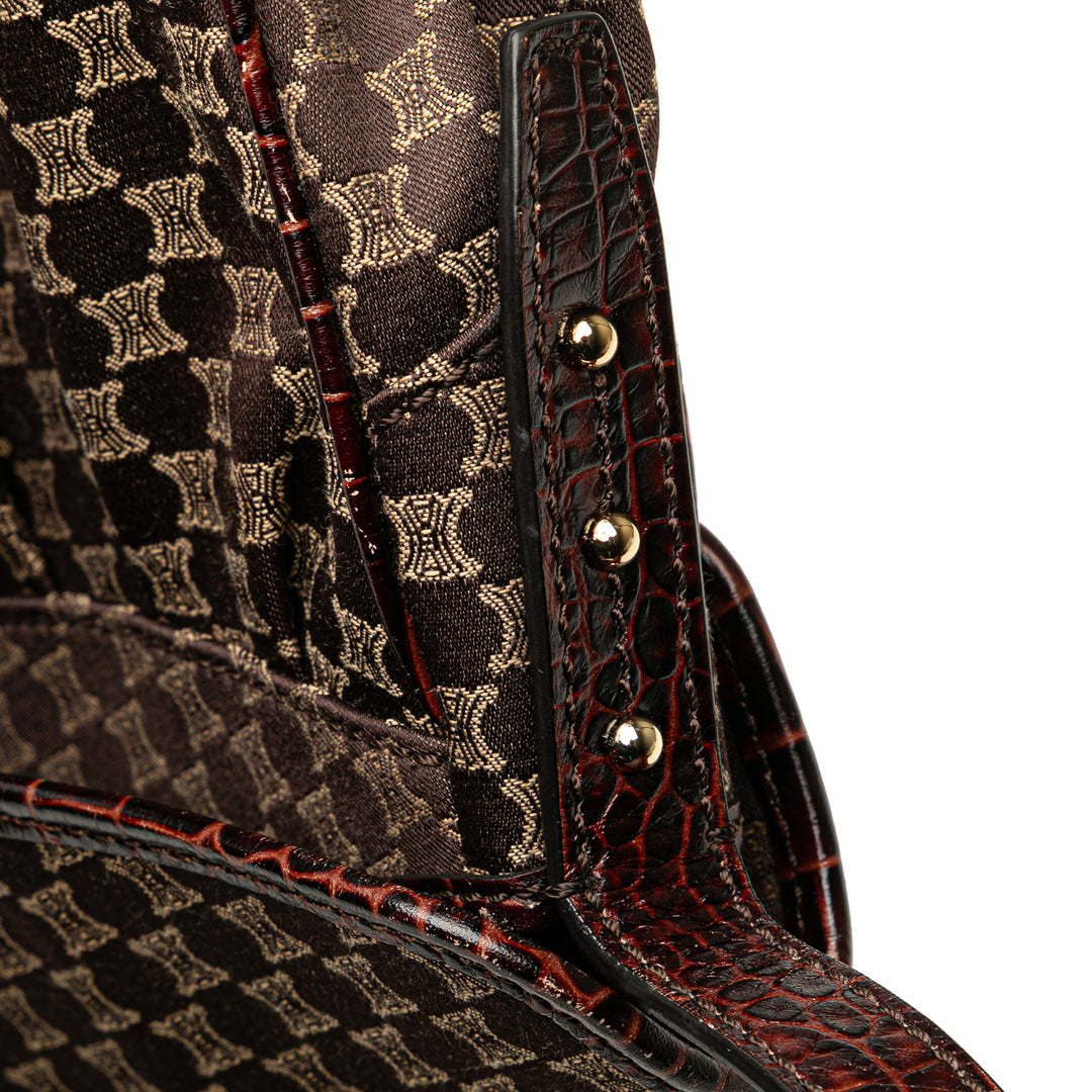 Celine Macadam Toile Sac bandoulière Marron – GABY PARIS Authentique