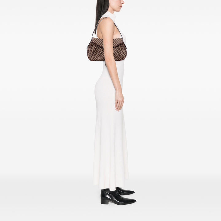 Celine Macadam Toile Sac bandoulière Marron – GABY PARIS Authentique