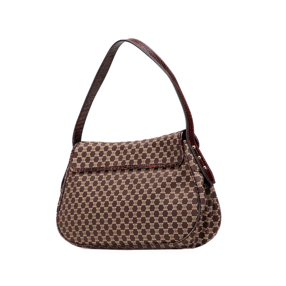 Celine Macadam Toile Sac bandoulière Marron – GABY PARIS Authentique