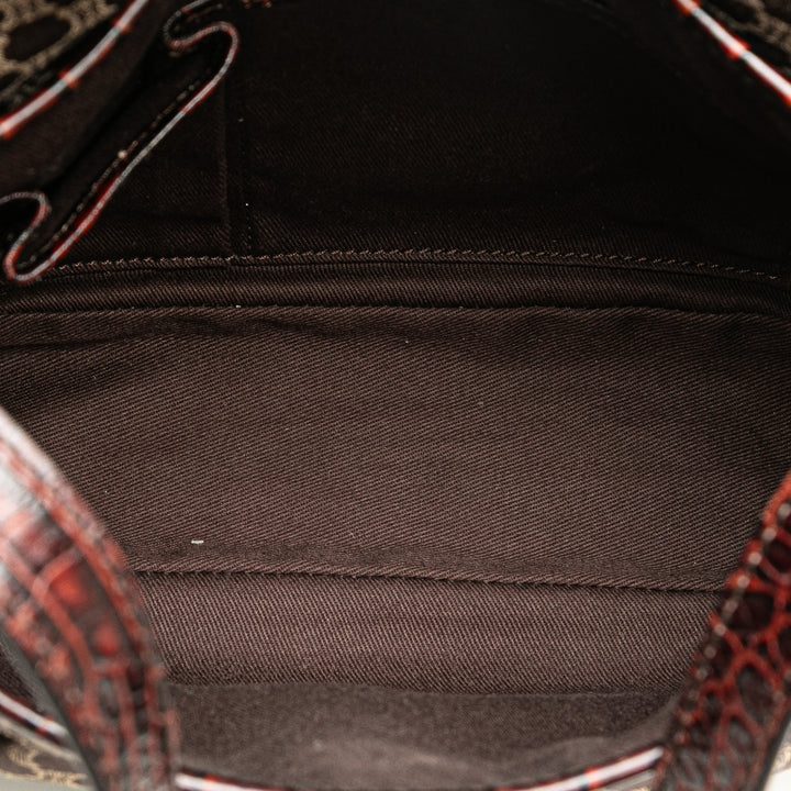 Celine Macadam Toile Sac bandoulière Marron – GABY PARIS Authentique