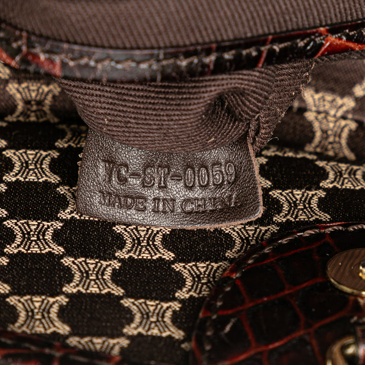 Celine Macadam Toile Sac bandoulière Marron – GABY PARIS Authentique