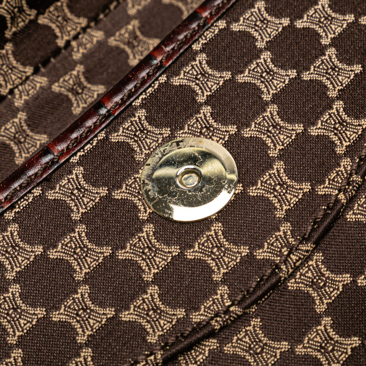 Celine Macadam Toile Sac bandoulière Marron – GABY PARIS Authentique