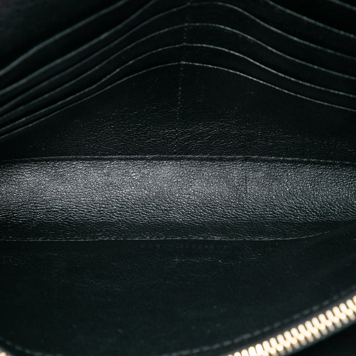 Saint Laurent Matelassé Diamond Cuir d’agneau Becky Wallet on Chain