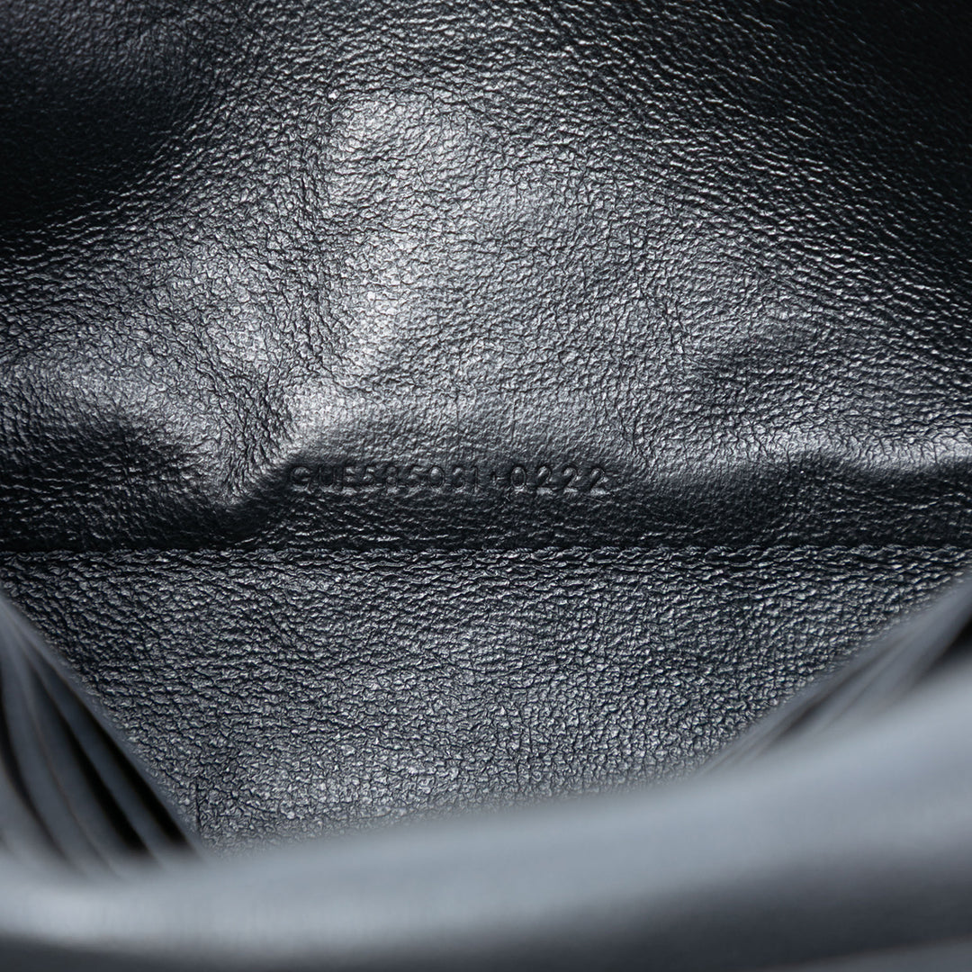 Saint Laurent Matelassé Diamond Cuir d’agneau Becky Wallet on Chain