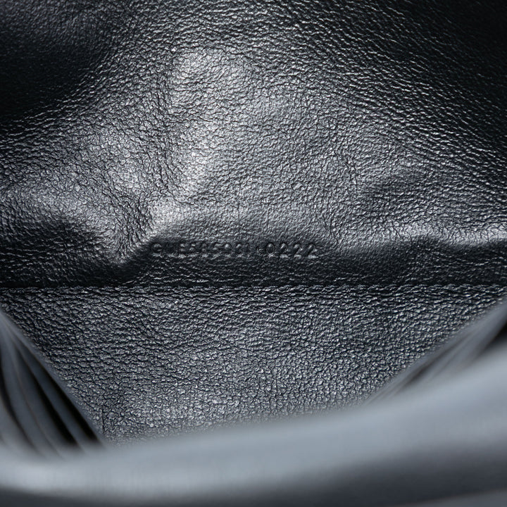 Saint Laurent Matelassé Diamond Cuir d’agneau Becky Wallet on Chain