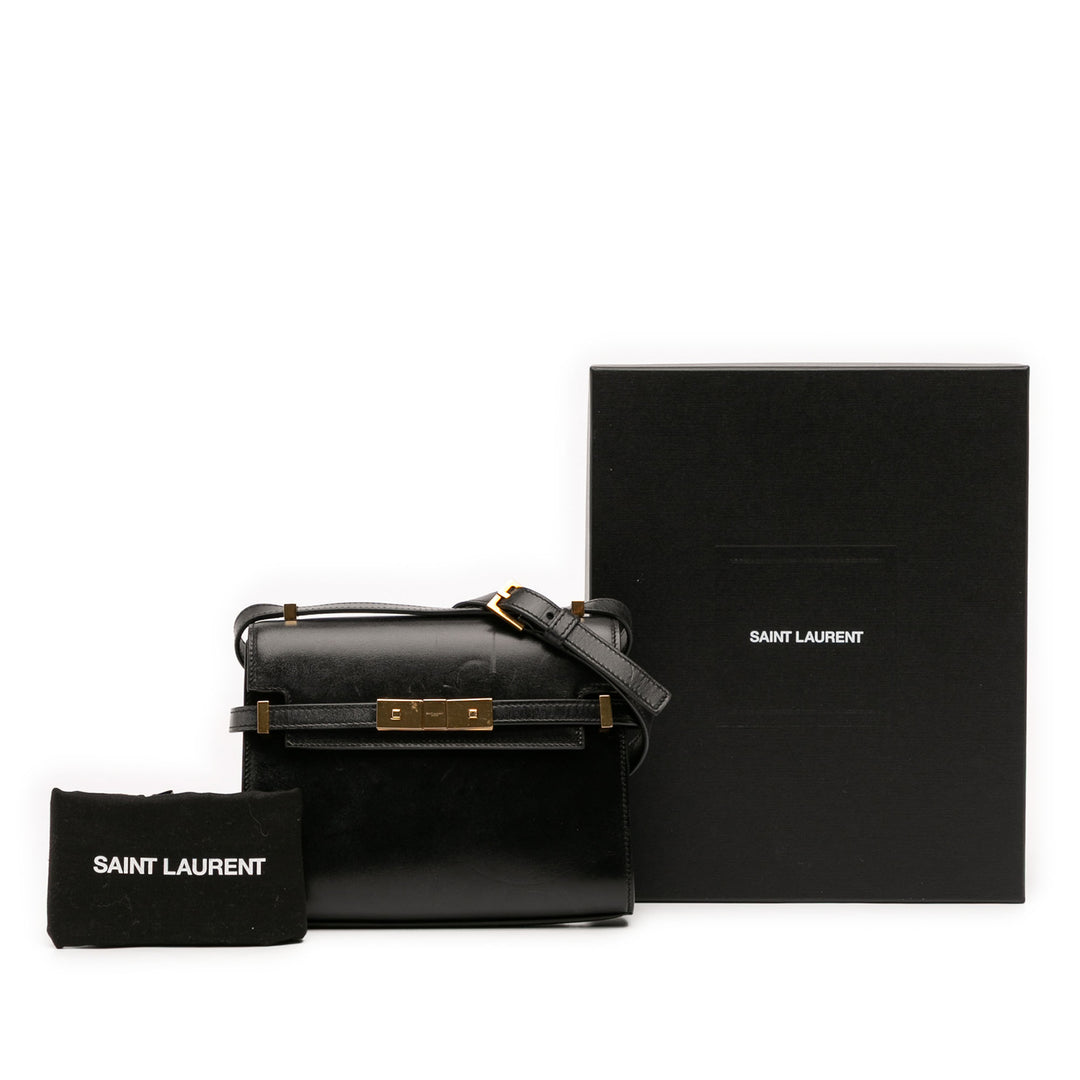Saint Laurent Mini Box Cuir de veau Manhattan Sac bandoulière