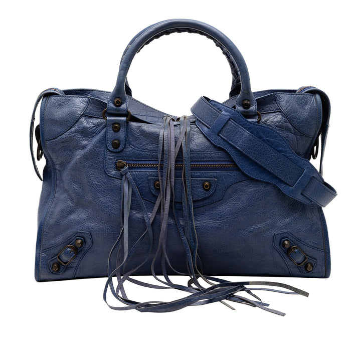 Balenciaga Medium Cuir d’agneau Motocross Classic City Sac