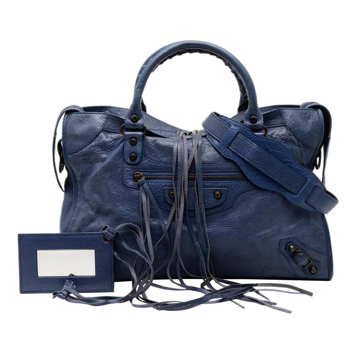 Balenciaga Medium Cuir d’agneau Motocross Classic City Sac