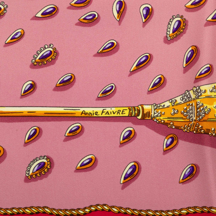 Hermès Carré Tresors Retrouves 90 Multi Multicolore – vue 5 – GABY PARIS