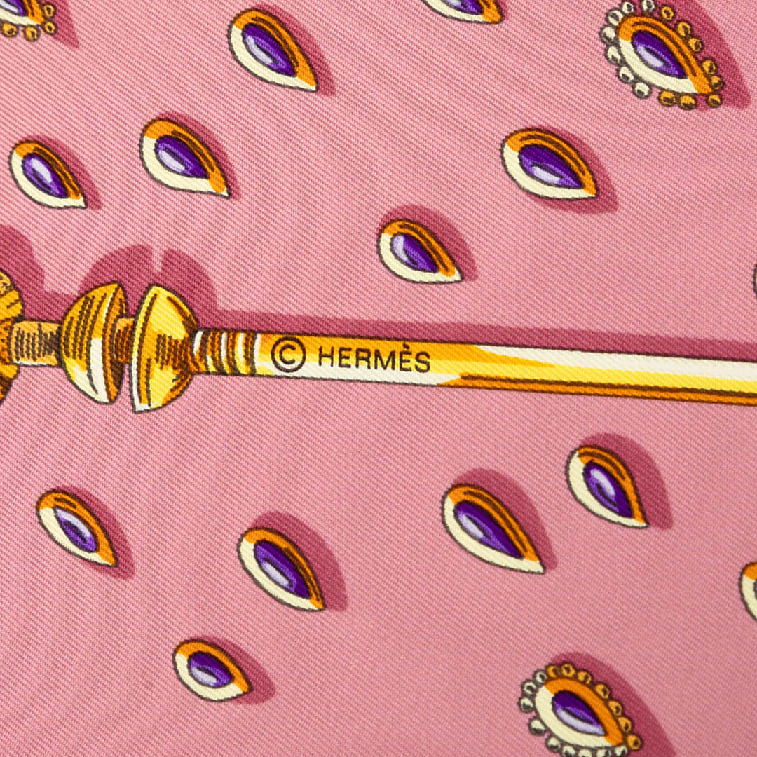 Hermès Carré Tresors Retrouves 90 Multi Multicolore – vue 6 – GABY PARIS