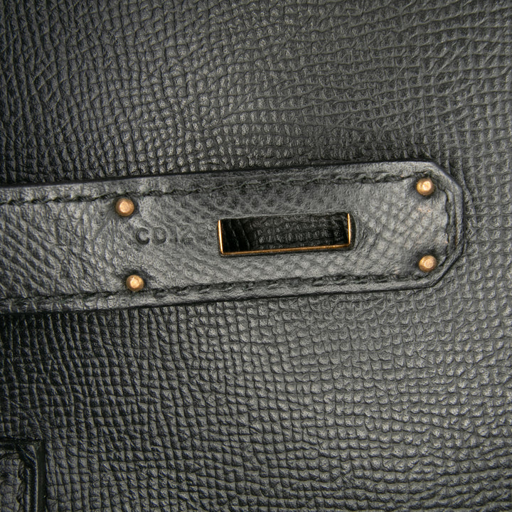 Hermès Epsom Birkin Retourne 35 Noir