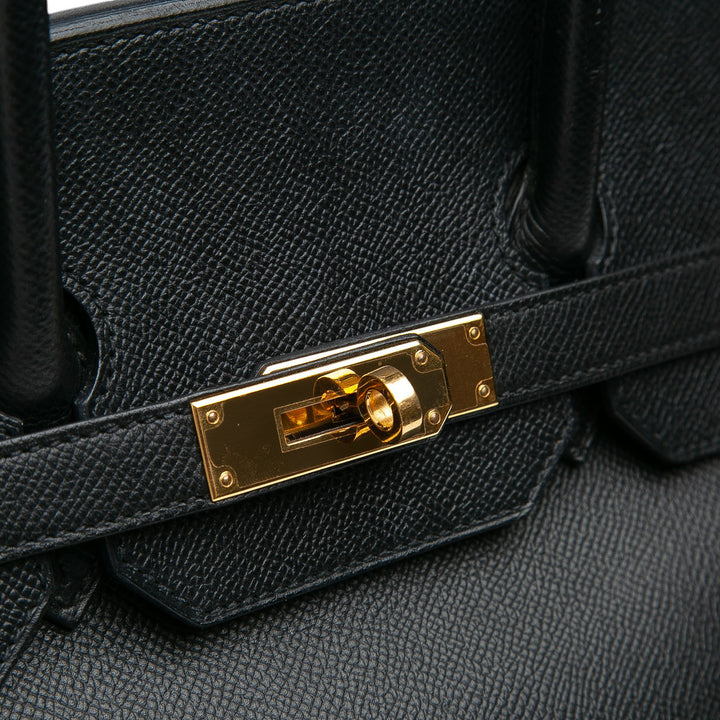 Hermès Epsom Birkin Retourne 35 Noir
