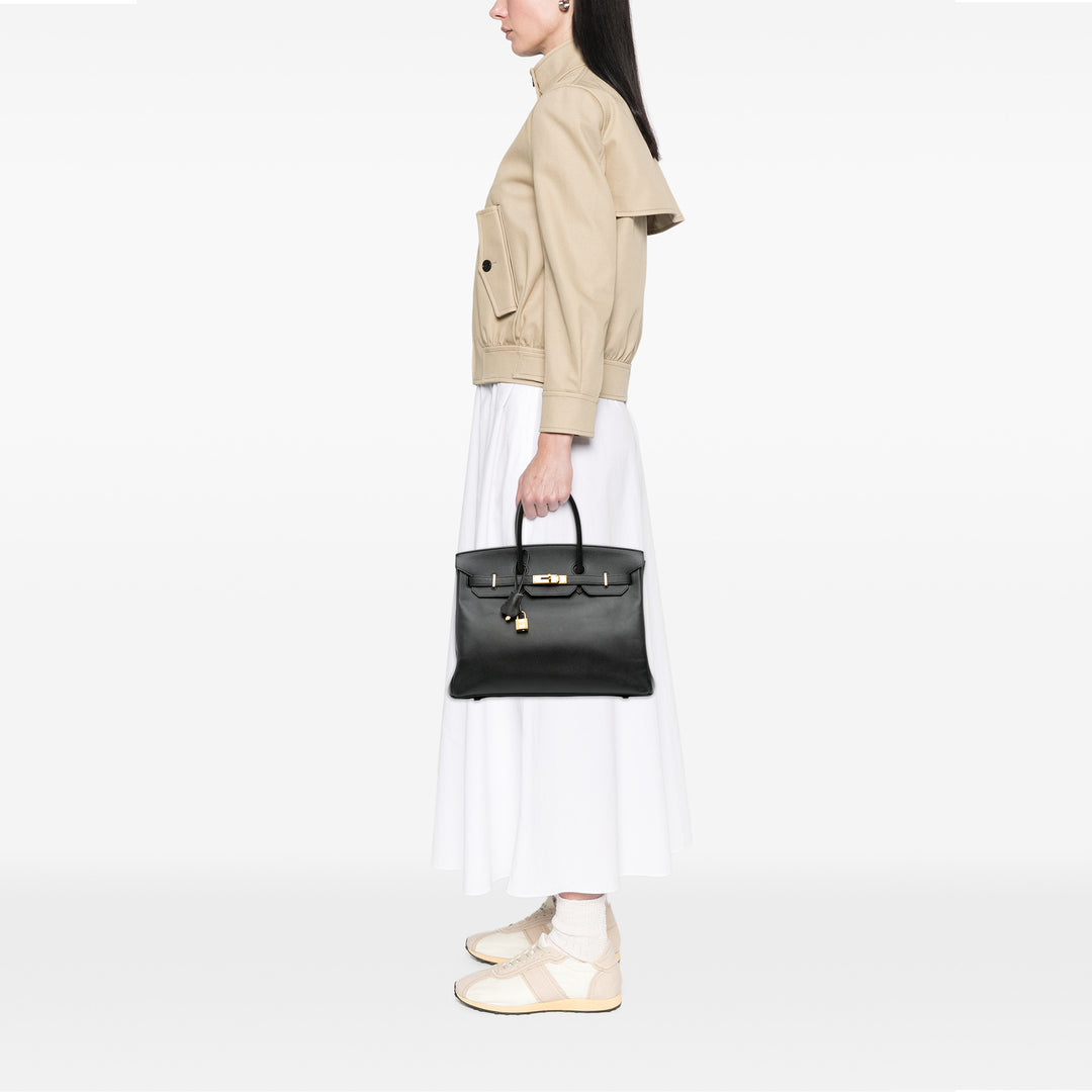 Epsom Birkin Retourne 35 Black - Gaby Paris