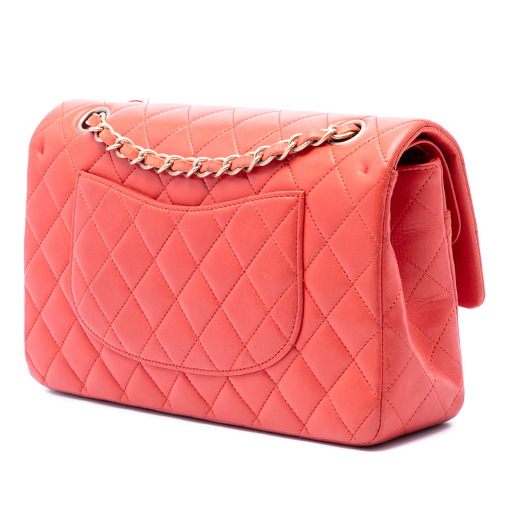Chanel Medium Classic Cuir d’agneau Double rabat