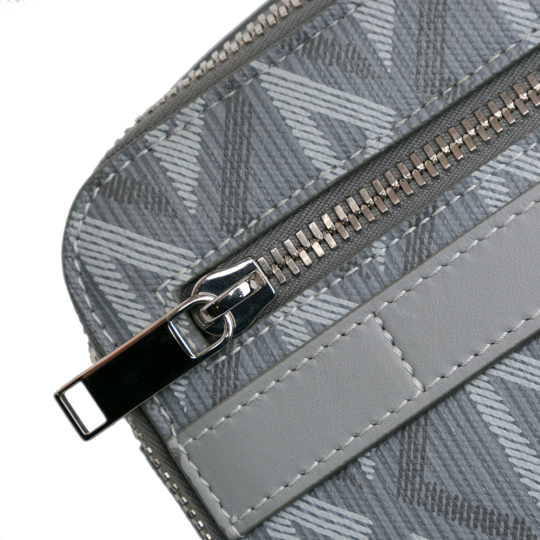 CD Diamond Safari Bag with Strap Gray - Gaby Paris