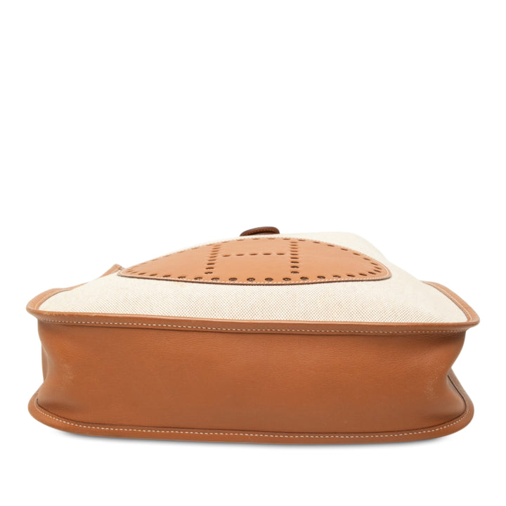 Hermès Sac bandoulière Evelyne I 33 Swift Marron – vue 3 – GABY PARIS
