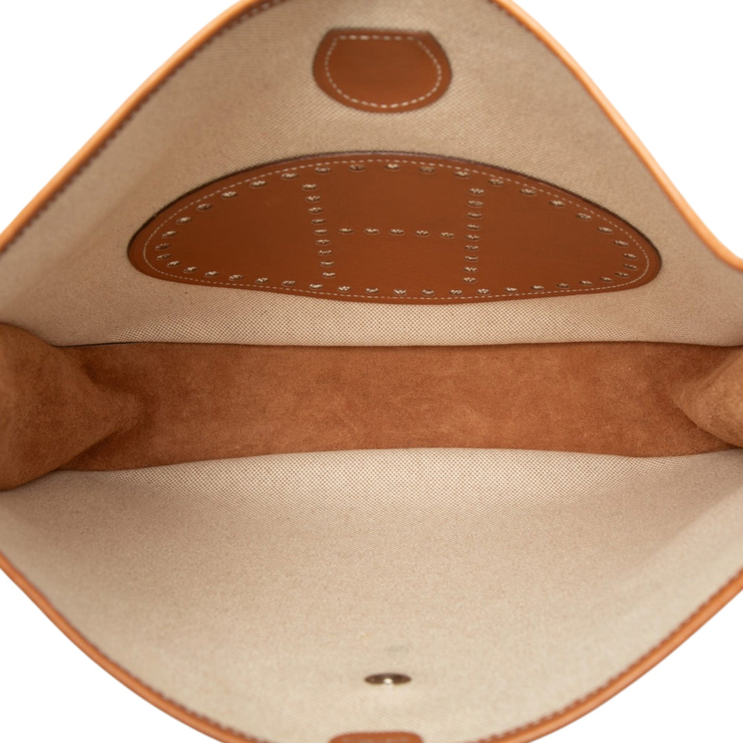 Hermès Sac bandoulière Evelyne I 33 Swift Marron – vue 4 – GABY PARIS