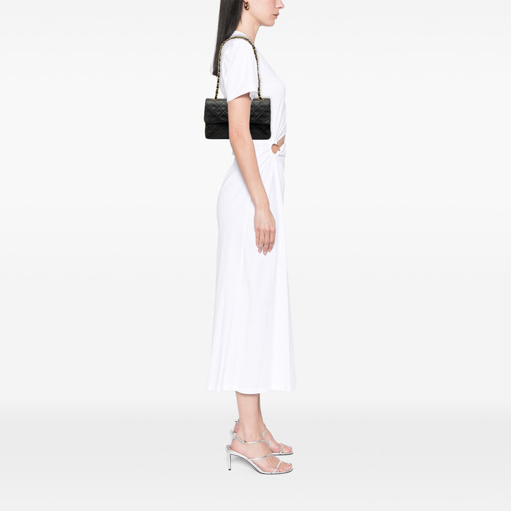 Classic Double rabat Petit Cuir d'agneau Noir