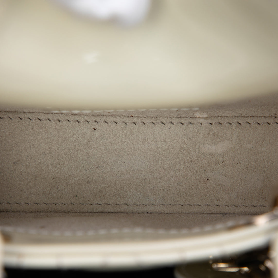 Dior Micro Cuir verni Cannage Lady Dior