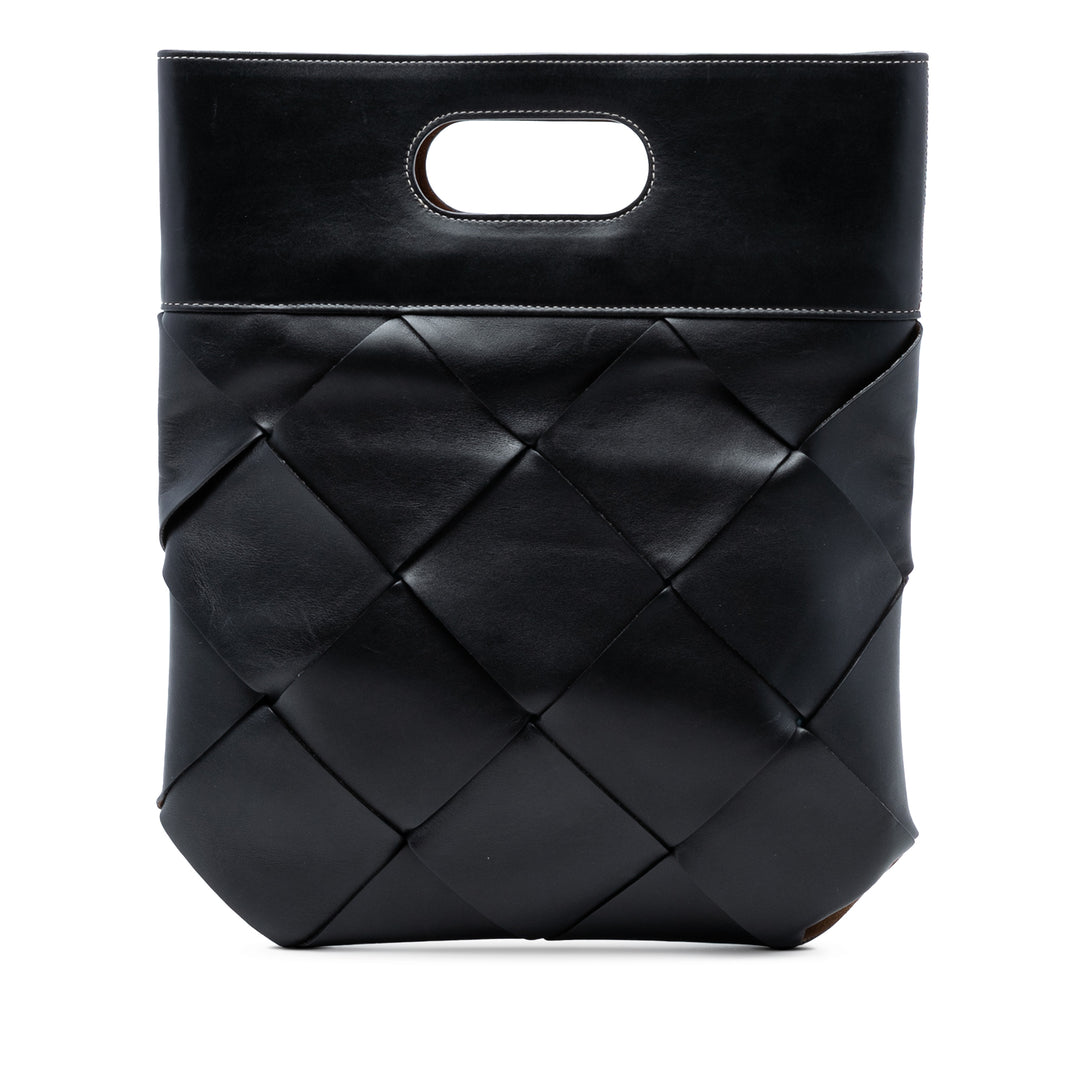 Bottega Veneta Small Cuir Maxi Intrecciato Slip Cabas