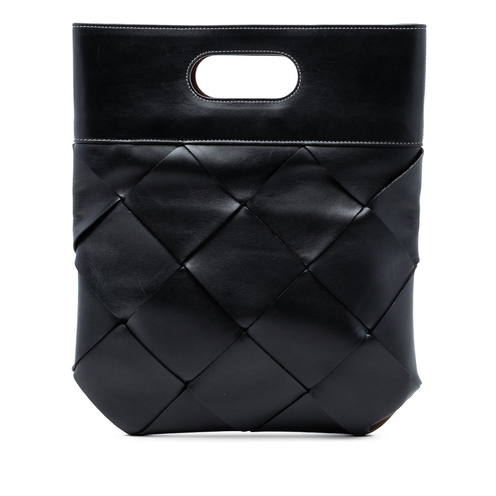 Bottega Veneta Small Cuir Maxi Intrecciato Slip Cabas