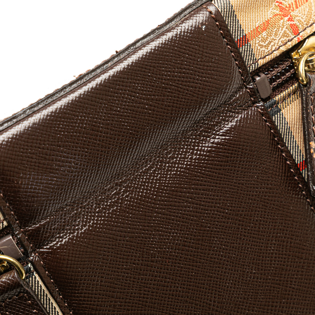 Burberry Haymarket Check Toile Vanity