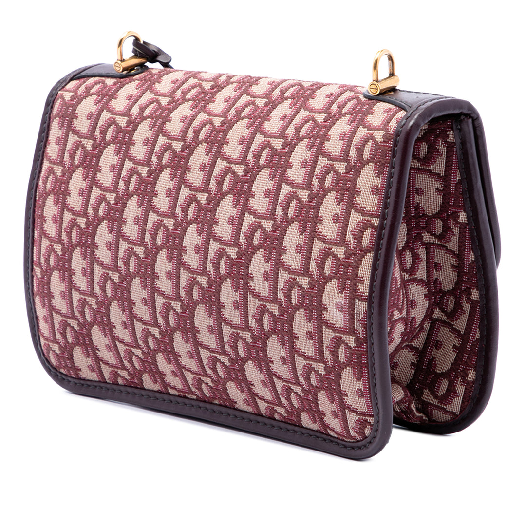 Dior Sac bandoulière DiorAddict à rabat Oblique Rouge – vue 2 – GABY PARIS