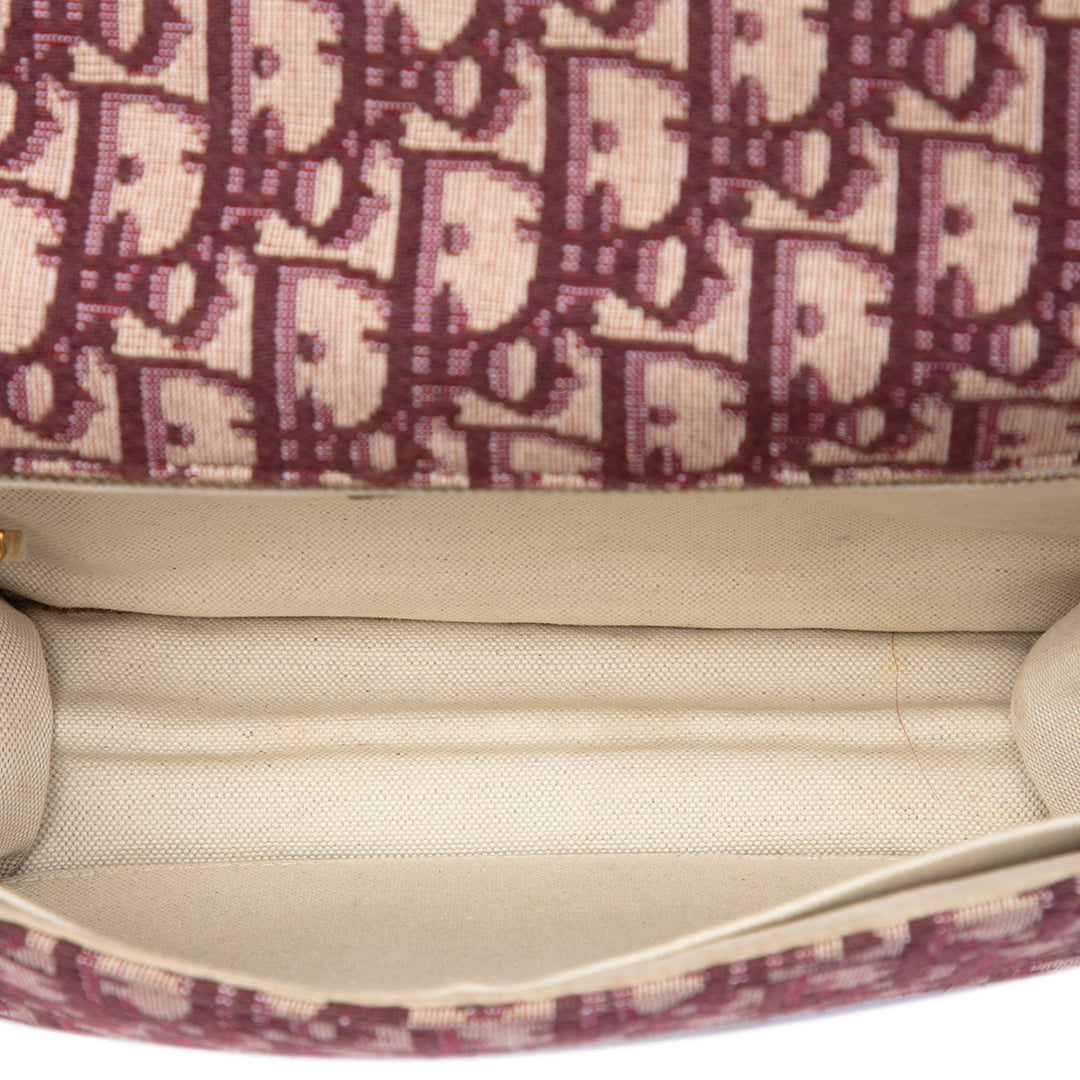 Dior Sac bandoulière DiorAddict à rabat Oblique Rouge – vue 4 – GABY PARIS