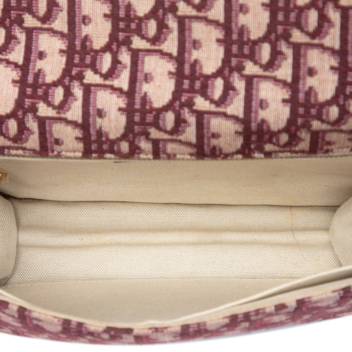Dior Sac bandoulière DiorAddict à rabat Oblique Rouge – vue 4 – GABY PARIS