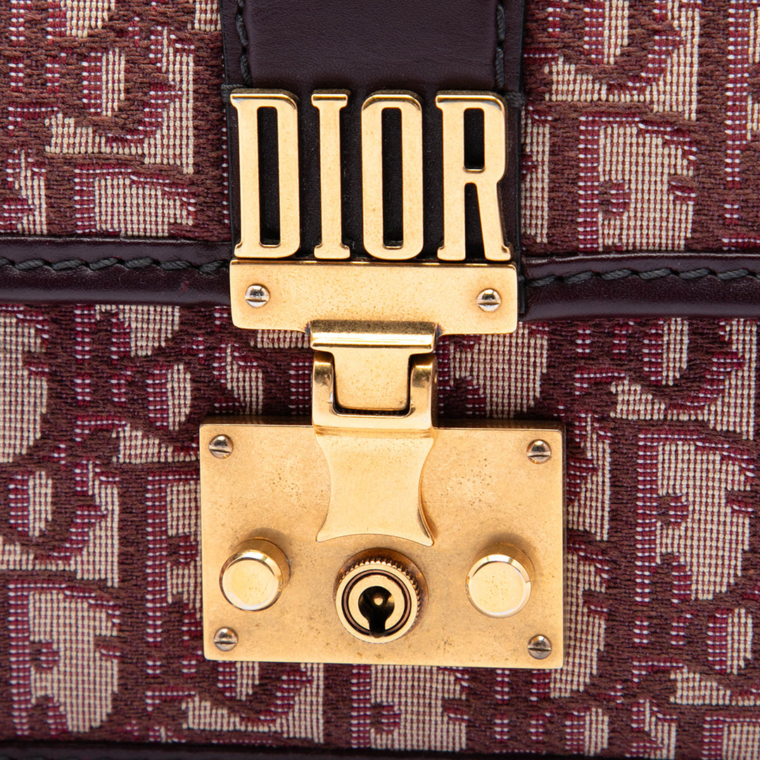 Dior Sac bandoulière DiorAddict à rabat Oblique Rouge – vue 5 – GABY PARIS
