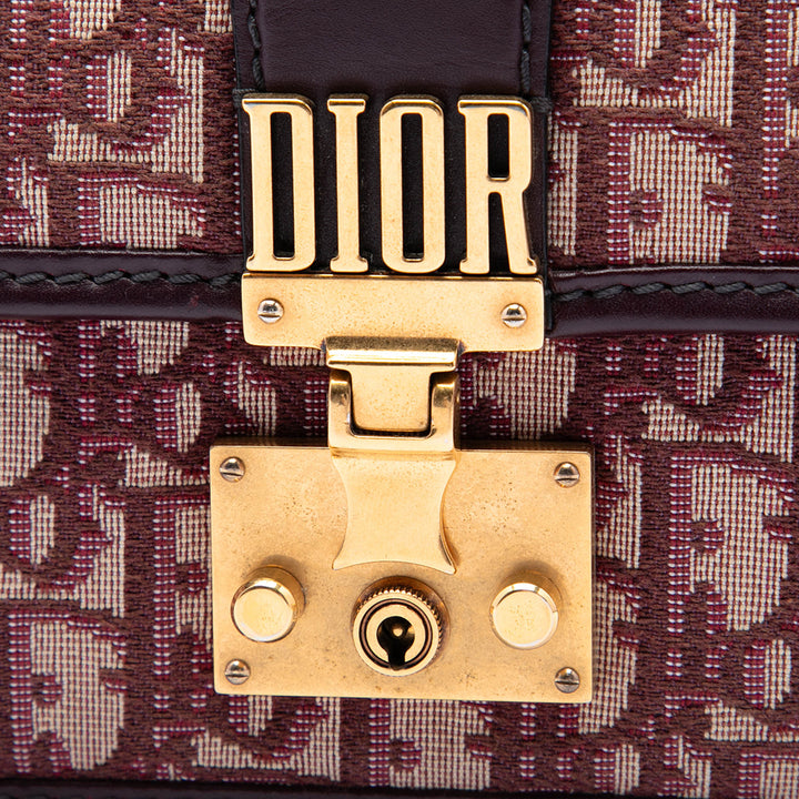 Dior Sac bandoulière DiorAddict à rabat Oblique Rouge – vue 5 – GABY PARIS