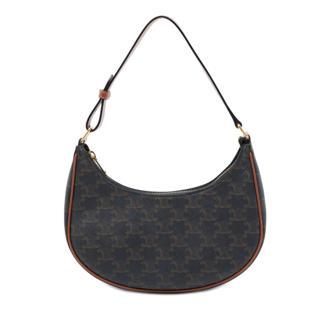 Celine Medium Triomphe Coated Toile Ava Sac bandoulière
