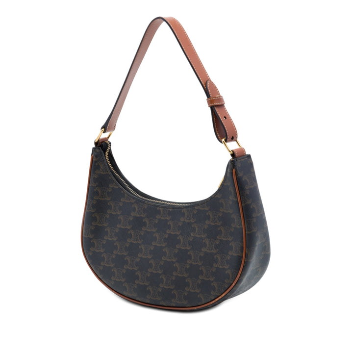 Celine Medium Triomphe Coated Toile Ava Sac bandoulière